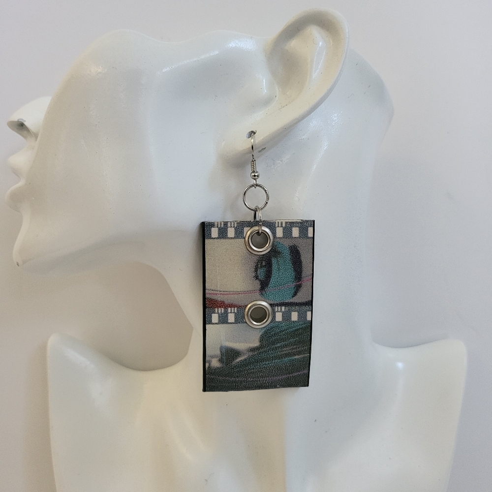 Faux Leather Earrings by TerriBWhite Designs